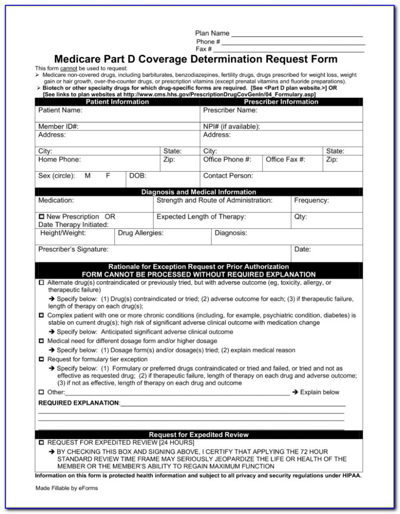Aetna Medicare Medication Prior Authorization Form Form Resume 