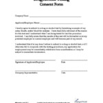 Drug Testing Consent Form Edit And Print PDF Document